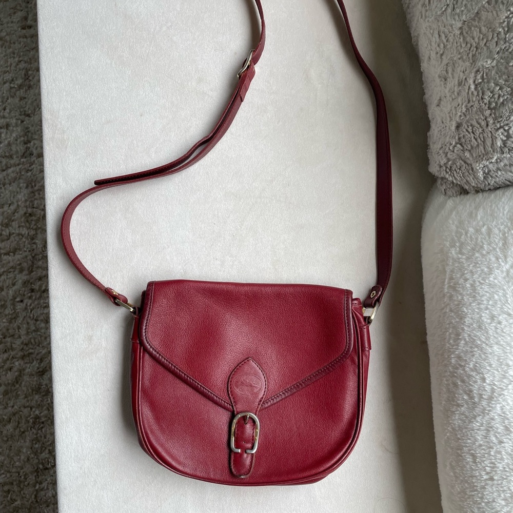 Longchamp crossbody bag, Burgundy